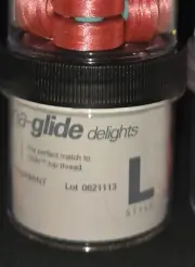 Fil-TecMagna-GlideDelights StyleL 72yd Pre-wound Bobbins Peppermint 20PerJar NEW