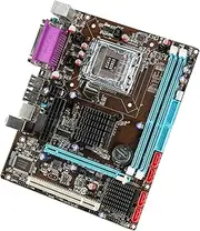 Computer Motherboard LGA775/771 CPU Support Intel Core 2 and Celeron 400, Pentium 4, Pentium EE, D Series Processors Supports up to 8G 1066HMz/1333HMz Realtek 100Mbit USB2.0 SATA All-Solid Capacitors