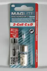 Maglite Flashlight Part 2 Cell C & D Mag-Num Star II Xenon Bulb Lamp 107-000-706