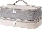 Hair Dryer Case, Double Layer Hair Dryer Pouch, Water Resistant Travel Bag, Portable Storage Organizer Bag, Multifunctional Hair Tool Bag, Hair Accessories Storage Organizer for Women's