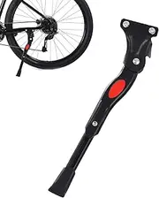 Kickstand for Adult Cycling - Alloy Foldable Rear Side Cycle Kick Stand - Non-Slip Adjustable Replacement Parts Foldable Cycling Accessories for Riding Mountain