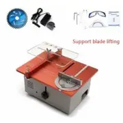 Electric Saw Table Mini Desktop Saw Woodworking Cutting Machine Bench Kit DIY