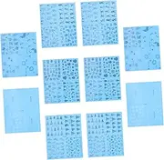 FRCOLOR Nail Stickers Christmas Manicure Decal Xmas Style Nail Art Decoration for Girl Manicure