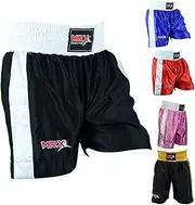 [MRX BOXING & FITNESS] Men Boxing Shorts for Boxing Training Fitness Gym Cage Fight MMA Mauy Thai Kickboxing Trunks Clothing