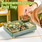 Snack Storage Container Healthy Keep Tidy Transparent Design Fruit Tray