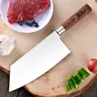 Cleaver Knife Chef Butcher Slicing Chopping Forged Steel ABS Handle Kitchen Tool
