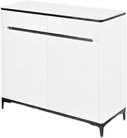 Foret Shoe Cabinet Storage Buffet Sideboard Drawer Hallway Kitchen CupboardWhite 80cm