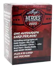 2023 LEAF HEROES OF WRESTLING BLASTER 20 BOX CASE BLOWOUT CARDS