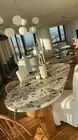Customized Terrazzo Dinner Table Top With Chips for restaurants, hallway Decor