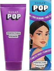 [SUGAR POP] Perfecting Primer - Infused with Vitamin E l Blurs Pores, Wrinkles & Fine Lines, Hydrating, Lightweight, Gel-Based Matte Finish Formula to keep Makeup Intact l Face Primer for Women l 25