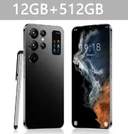 2024 Original S24 Ultra Smartphone 5G 7.0HD 16G+1T Dual Sim Cellphones Android Cell Phone Face Recognition 7000mAh Mobile Phone Black 12G 512GB