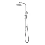 Rundo Chrome Round Full Rail Sliding Multifuction Shower Set Rail