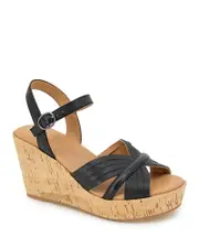 Gentle Souls by Kenneth Cole Women's Nomi Wedge Heel Platform Sandals