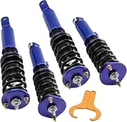 Coilovers Adjustable Shock Absorbers Coilovers Suspension Shocks Springs Kit ，Compatible With Nissan 300ZX Z32 90-96