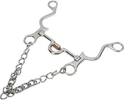 Pelham Horse Bit, Stainless Steel Pelham Bit Carving Fine Workmanship for Horse Riding for Equestrian Performance