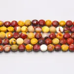 MOOKAITE BEADS 天然石刻面瑪瑙珠批發散珠用於珠寶製作項鍊