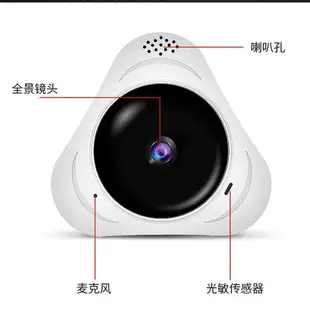 360度全景攝像頭 家用yoosee監控高清夜視手機無線wifi遠程監視器-優妮好貨 718