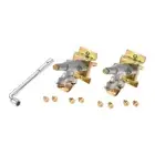 2Pcs Gas Control Valve Kit For 36" Blackstone Tabletop Griddle 4 Burner 1565
