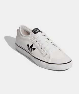 adidas Nizza Trefoil 低筒 復古帆布鞋 白色 HQ6940/ 29 cm