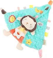 CATIEBYE Infant Teething Lion Triangle Scarf Appeasing Doll Soothing Toy Healthy Baby Product