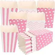 DONFAMDS 36pcs Popcorn Boxes Paper Popcorn Containers Night Decorative Party Treat Boxes for Snacks