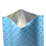 100pc Blue Triangle Tile Aluminum Top Fill Bags 4x6in (Free 2-Day Shipping)