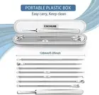 8PCS Blackhead Remover Pimple Tool Kit Acne Extractor Stainless Steel USCOLOR