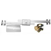 Progressive Hardware Double Bar Fox Police Lock Fits Doors 34" - 38" Keyed Alike