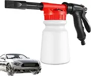 Foam Sprayer Car Wash | Pressure Washer | 1L Hand Pressurized Soap Foam Cannon Car Cleaning Connects to Power Washers and Garden Hoses for Vehicle