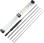[MASTER LOGIC] Stealth Fly Fishing Rod Combo Starter Kit, 30T Carbon Fiber Graphite Fly Rods with Die-cast Aluminum Reel and Fly Fishing Accessories