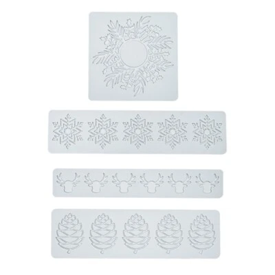 Silicone Chocolate Molds Christmas Series Fondants Cake Molds Silicone Bakewares