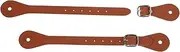 JUMPLAWN 2pcs Adjustable Pu Horse Riding Boot Straps Lightweight Accessories for Training and Outdoor Riding Comfortable and Design