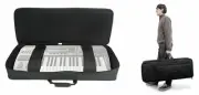 Rockville BEST BAG 49 Padded Rigid Keyboard Gig Bag Case for Korg Prophecy
