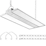 400W LED Linear High Bay Light Fixture, 1-10V Dimmimg LED Linear Highbay Shop...
