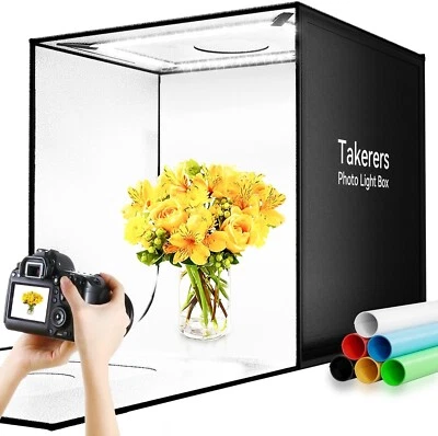 Box Photography Takerers Bi Color Dimmable 24x 24inch Background Studio Shooting