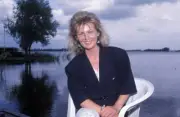 Dutch singer Wilma Landskroon 1990s Historic Music Old Photo
