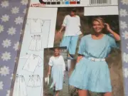 BURDA 4296 MISSES TOP SKIRT PANTS & SHORTS PATTERN-UNCUT-SIZES 10-20