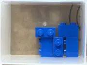 LEGO Parts - Blue Brick 1 x 2 - No 3004 - QTY 5