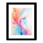 Pretty Abstract Modern Art Art Framed print