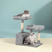 69cm i.Pet Cat Tree Scratching Post Tower Scratcher Wood Condo House Bed Trees