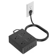 Surge Protector Power Strip, Olcorife 15ft Long Extension Cord with 8 Outlets...