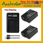 2x Battery + LCD USB Charger for Panasonic Lumix G85 G80 G5 G6 G7 GX8 GH2