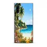 Skins Decal Wrap for Samsung Galaxy Note 10 Beach Water Palm Trees