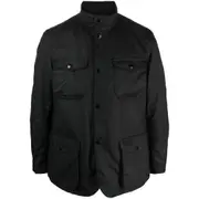 [Barbour] Barbour Ogston Waxed Cotton Jacket M BLACK