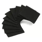 Set of 10Pcs Square Universal Activated Carbon Air Filter Sponge Foam Pad 12.8CM