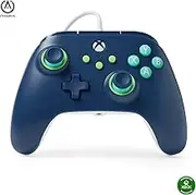 PowerA Wired Controller for Xbox Series X|S, Blue Mariner