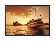 Sydney Retro Framed Print Fine Art Poster Print