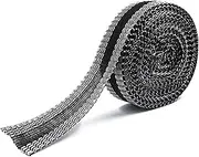 EZONEDEAL 100cm Pants Edge Shorten Self-Adhesive Pants Mouth Paste, Permanent Iron-On Hem Clothing Tape, Sewing Adhesive Tape, Fabric Fusing Tape for Pants Clothes, Black
