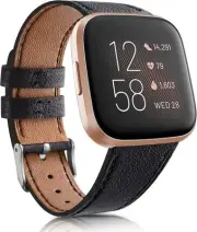Leather Band for Fitbit Versa 2 Band, Fitbit Versa Band,Versa Lite/SE Band