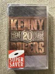 Kenny Rogers Great 20 Years tape cassette New Sealed 10 Big Hit Songs Top Hits
